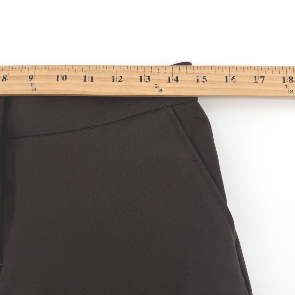 Banana Republic Pants Womens 6 Dark Brown Sloan Slim Fit Stretch Modern 29x26 - Picture 8 of 12